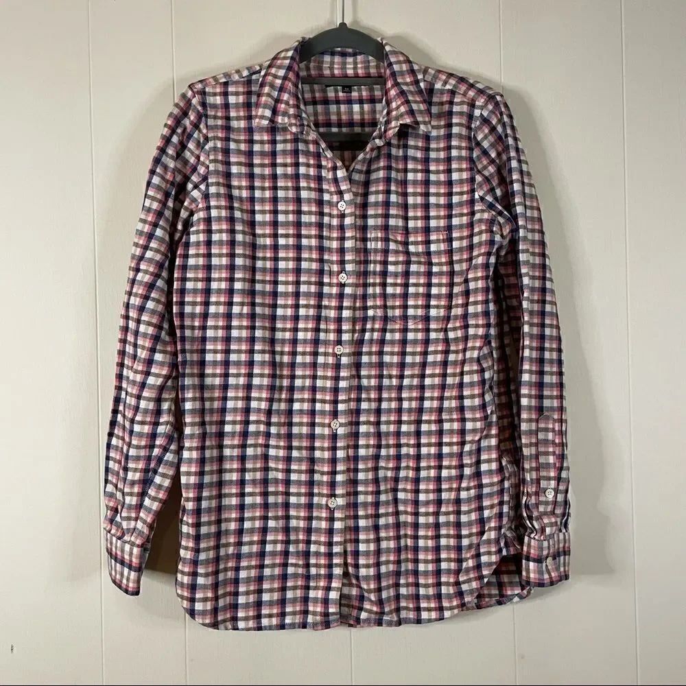 Madewell Plaid Flannel Button Down Shirt
